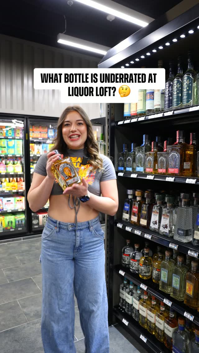 A bottle recommendation inside Liquor Loft in Henderson
